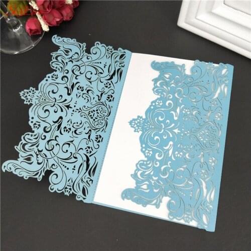 1Pcs Wedding Invitations Card Elegant Business Card dinner invitation card Event Party Supplies Birthday casamento Cards 6Z