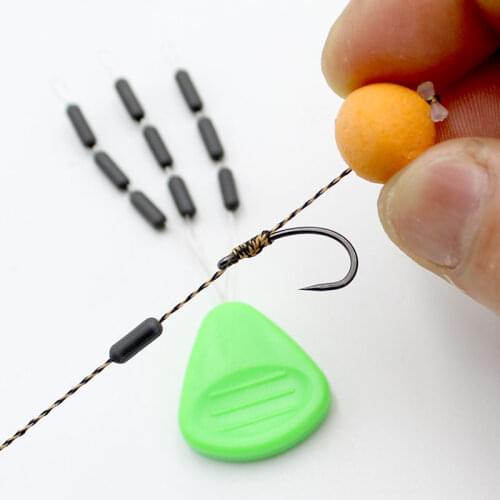 1pack carp fishing tackle tungsten hooklink sinker for braided / monofilament fishing line pin down hooklink fishing Accessori