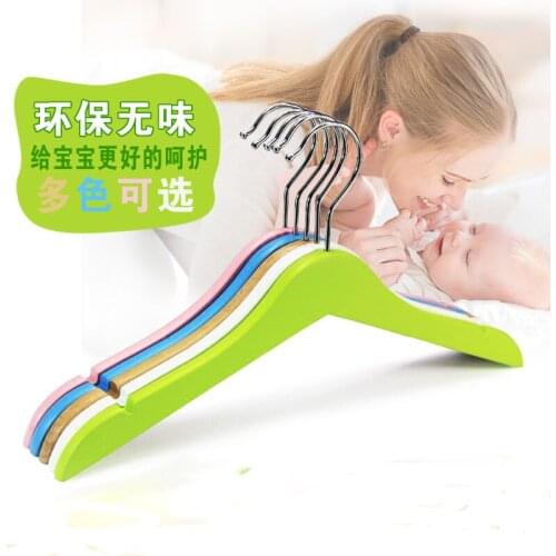 10pcs/lot 32cm Childrens Hardwood Hangers/Environmentalil Childrens Clothes Hangers