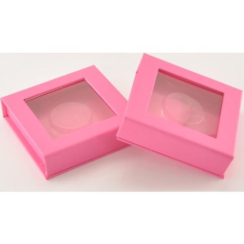 20pcs/pack Wholesale Eyelash Packaging Box Lash Boxes Packaging custom logo Faux Cils 3D Mink Lashes Square Package Case Vendor