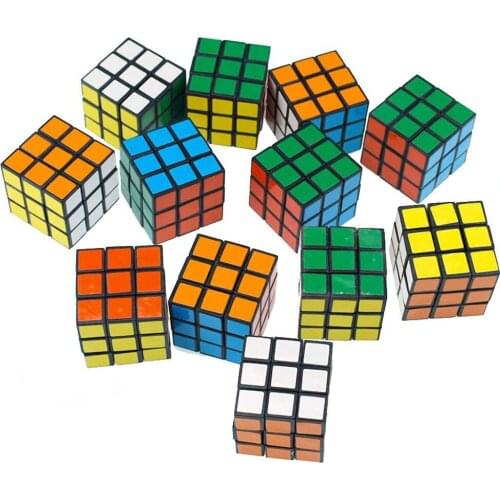 3*3*3 Child Magic Cubes 3CM Twist Puzzle Speed Getting Started Classic Plastic Toys Learning Education For Kids Puzzle