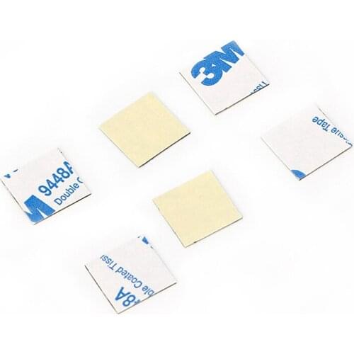 50Pcs 14*14mm Heatsink Thermal Double Side Adhesive Tape Sticker for CPU Screen