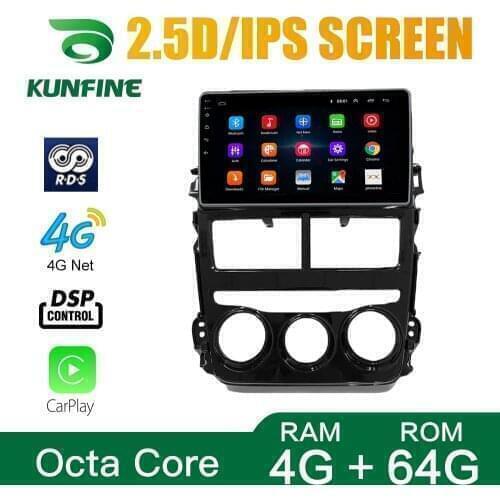 Car Stereo For Toyota VIOS Yaris 2018-2019 MT/AT Octa Core Android 10.0 Car DVD GPS Navigation Player Deckless Radio Headunit