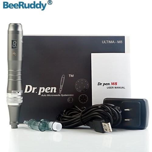 BeeRuddy Dr. Pen Microneedle Pen Ultima M8-C With 2pcs 16-pin Skin Pen Home Use Skin Care Face Beauty Machine