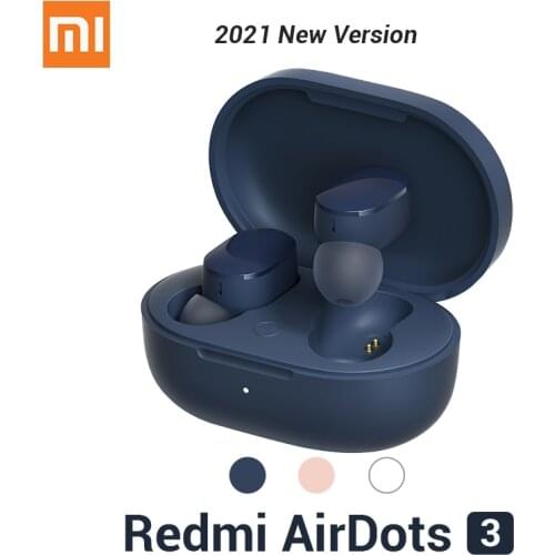 Xiaomi Redmi Airdots 3 Bluetooth Earphones aptX Adaptive TWS Bluetooth 5.2 Gaming Mode 2021 New Mi True Wireless Earbuds Basic 3