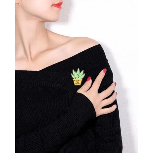 Cartoon Brooch Cute Letter Fruit Leaf Volcano Small Ornament Brooch Clothes Ornament Jewelry Gift Suitable For Boy Girl 2.3cm