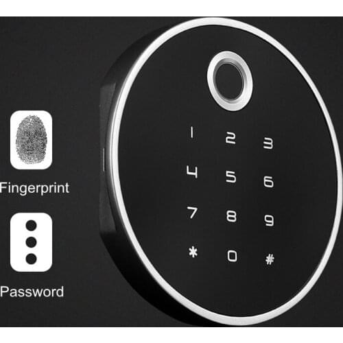 Fingerprint Cabinet Smart Door Lock Password Keyless Digital Touch Screen File Drawer Battery Electronic Smart Door Lock