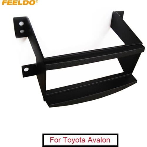FEELDO Car 1-Din Stereo Radio Dash Panel Fascia Frame Adapter For Toyota Avalon 05-09 Face Plate Refitting Trim Kit #AM4893