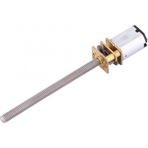 N20 Gear Motor Lead Screw Reduction Motor M4x55mm Ball Screw Reducer 3V 30/100/150/200/500/1000 RMP