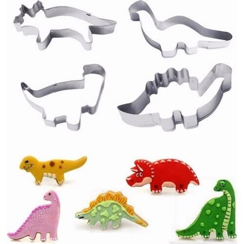 Dinazor Kurabiye Kalıbı 4 Lü Set