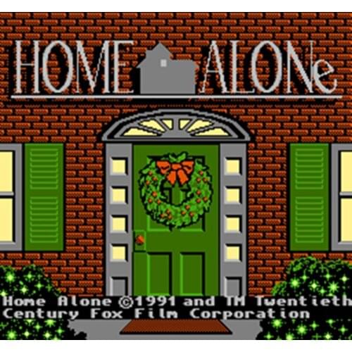 Home Alone 60 Pins English Version Game Cartridge for 8 Bit 60pin Game Console