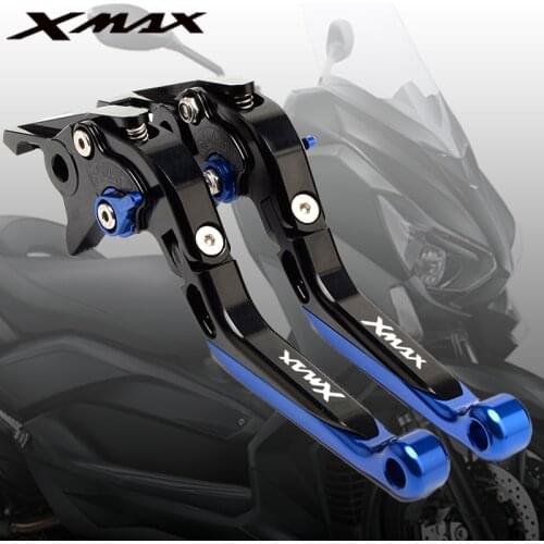 For YAMAHA XMAX 250 XMAX300 XMAX 125 XMAX 400 2018-2021 Motorcycle Accessories Adjustable Folding Extendable Brake Clutch Levers