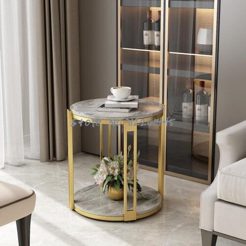 Nordic rock board side table seating corner table small coffee table sofa side cabinet corner side table modern creative small r