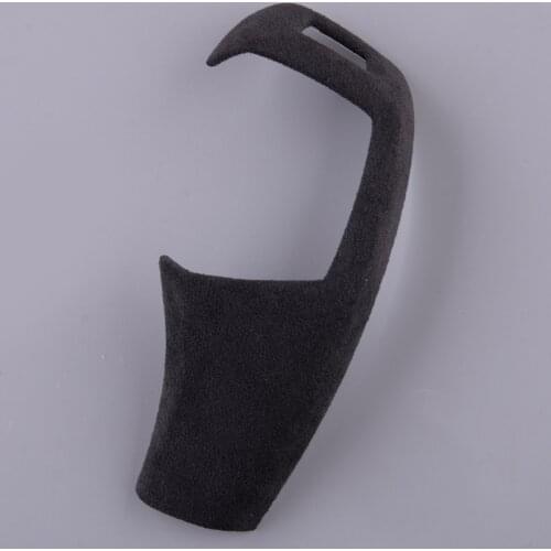 Dark Grey Gear Shift Knob Cover Trim Sticker Protector Fit For BMW X5 X6 5 Series E60 E70 E71 2008 2009 2010 2011 2012 2013
