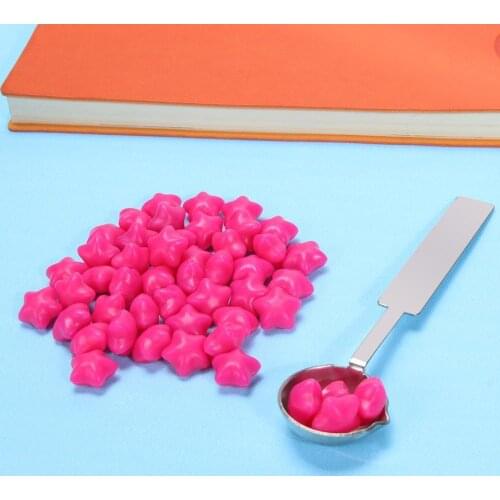 100Pcs Vintage Wax Seal Stamp Beads Envelope Wedding Wax Seal Ancient Sealing Wax Octagon Stamping Sealing Beads Wax Seal