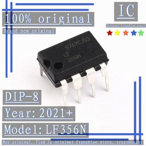 2021+100% Brand new original 10PCS-50PCS LF356N DIP-8 Operational amplifier JFET Input Operational