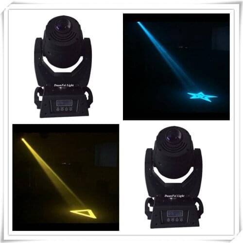 4pcs/lot 120W Gobo LED Moving Head Light 3 Face Prism DMX Controller 16CH spot led moving head for Stage Theater Disco Nightclub