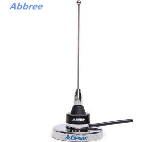 Abbree NC-450MU NMO Connection 400-520MHZ Frequency Super Suction Magnetic Mount with 18 cm Antenna For Most Of Mobile Radio