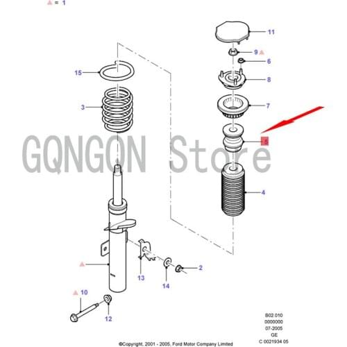 CAR front machine buffer rubber anti-collision block For dMo nd eo front suspension buffer rubber rubber buffer buffer block