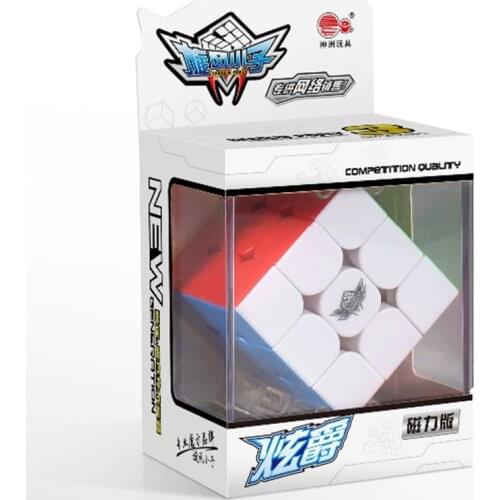 Cyclone Boys Xuanjue/FeiJue 56mm Magnetic Cube 3x3x3 Magic Cube Stickerless Speed Puzzle Magic Cube Toys for Children Boy toys