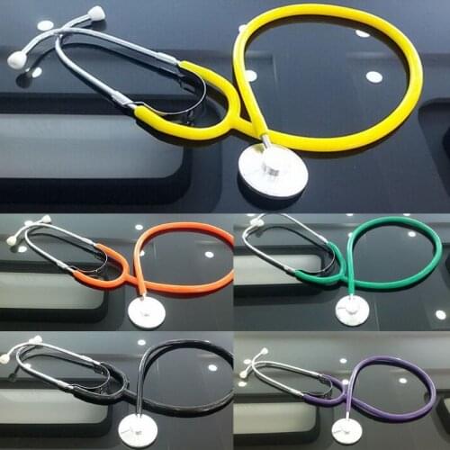 Kids Doctor Toys 9 Colors Stethoscope Pretend Play Doctors Toy Gifts Children Baby DIY Simulation Stethoscopes P31B