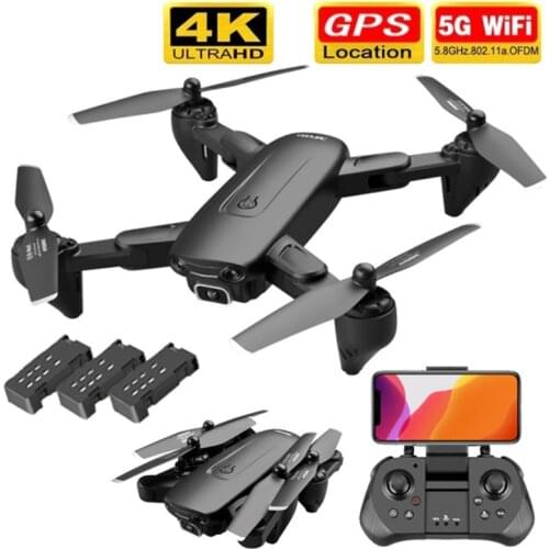 F6 Drone Folding 4K WIFI HD Dual Wide Angle Camera Four-Axis Helicopter 5G GPS Positioning RC Drones FPV Professional Quadcopter