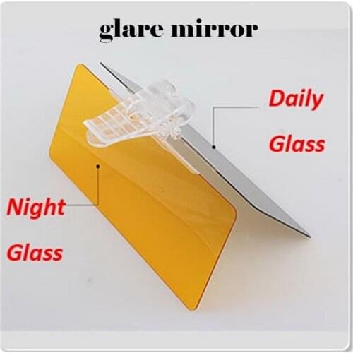 Goggle Clear View Driving Mirror Car Sun Visor Anti Sunlight Dazzling UV Fold Flip Down HD Day Night Vision
