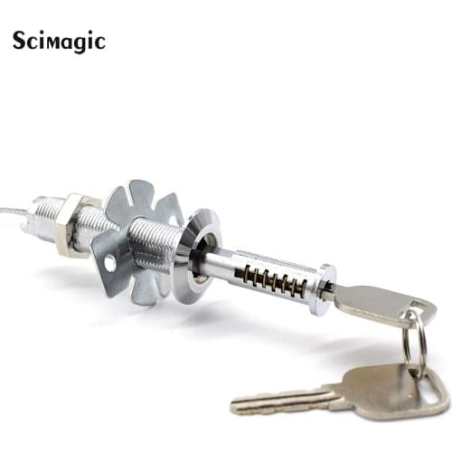 Garage door release key, garage door lock, emergency key release, release lock