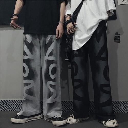 Summer Hip Hop Pants Letter Print Trousers Loose Harajuku Pants 2021 Casual Women Japan Funny High Street Jogger Gothic Pants