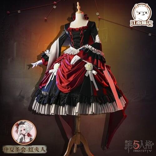 HOT!! Identity V Mary Bloody Queen Summer Tea Party Uniforms Cosplay Costume Free Shipping F