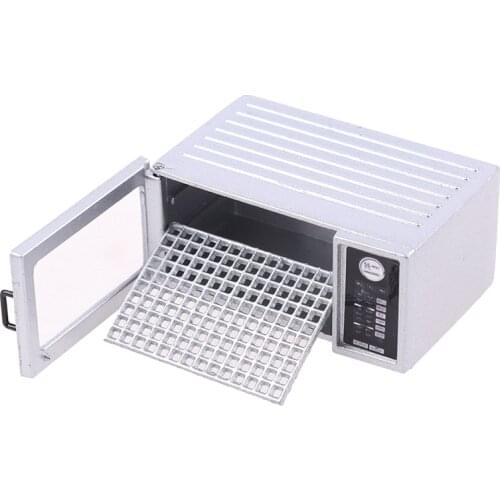 1/12 Miniature Dollhouse Microwave Oven Doll Mini Food Simulation Furniture Toy Accessories