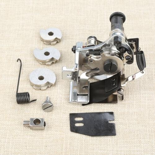 Metal Sewing Ruffler Presser Attachment Foot Set Industrial Sewing Machine Spare Part Silver A900 (G900) 4 and 8 Stitch Cams