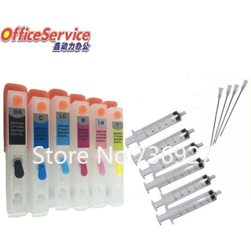 T2771 277XL Empty Refillable ink Cartridge For Epson Expression Photo XP-850 XP-950 XP-860 XP-960 printer with chip