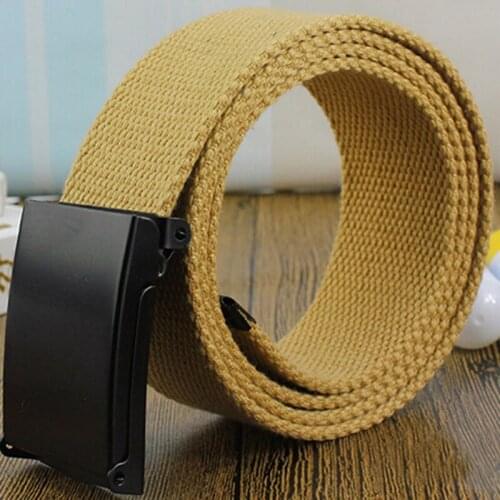 Unisex Belt High Quality Automatic Buckle Nylon Belt Outdoor Travel Tactical Waist Belt Mal Add Canvas Belts
