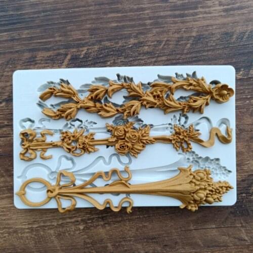 Sugarcraft Lace silicone mold cake decorating tools confeitaria moldes de silicone fondant cake mold chocoe molds k960