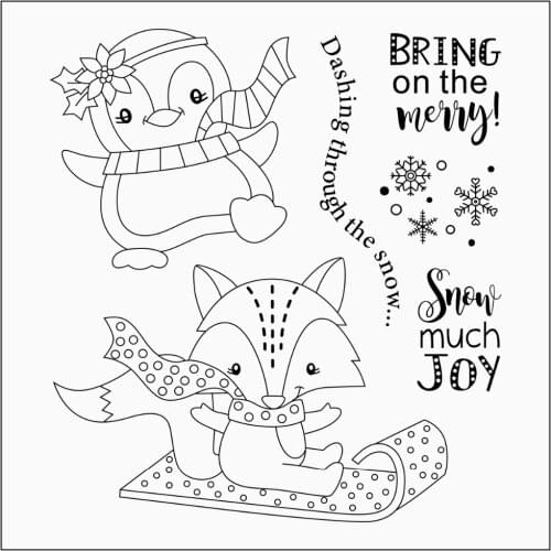 Cute Transparent Clear Silicone Stamps For DIY Scrapbooking Card Making Diy Photo Album Decorative Animal