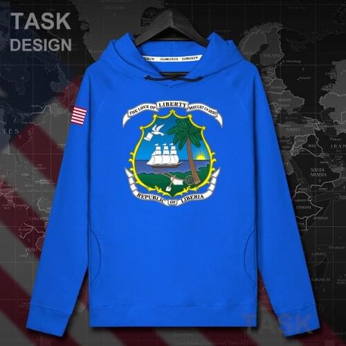 Liberia Liberian LR LBR mens hoodie pullovers hoodies Autumn top men sweatshirt streetwear clothing Sportswear tracksuit coat 20