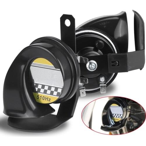 DERI Universal Motorcycle Horn 110dB 12V DC Car Boat Waterproof Snail Air Horn Siren for Car Truck Motorbike Moto Accessories