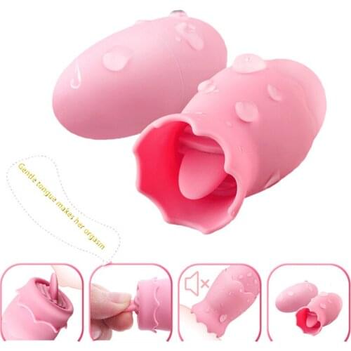 Oral Sex Licking Tongue Vibrating Vibrator Sex Toys for Women, Female Nipple Sucking Clitoral Stimulator Sucker Vibrators
