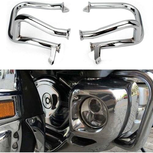Front Motorcycle Engine Highway Crash Bar Guard Protection For Honda GL1800 2001-2016/ GL1800A 2001-2005 Chrome