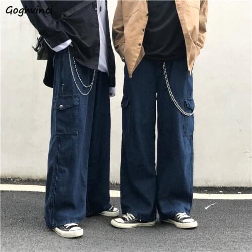 Jeans Women Korean Style Harajuku Cool Denim Trousers Womens Couple Chic Ins Ulzzang Designer Bottoms Female Streetwear Loose