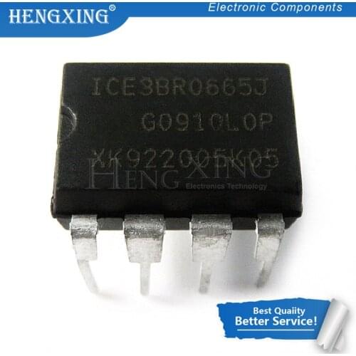 10pcs/lot ICE3BR0665J ICE3BR0665JZ 3BR0665J 3BR0665 DIP-7 In Stock