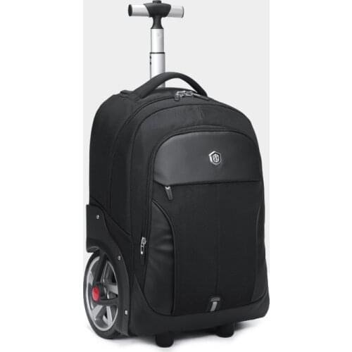 18" 20" inch lazy cabin luggage bag rolling backpack with Aluminum drawbar travel backpack Suitcase with wheels