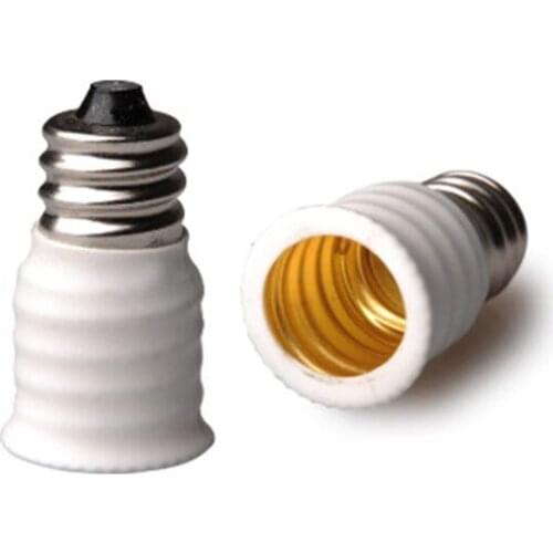 E12 to E14 Light Socket adapter E12 to E14 lamp holder converter, Install EU Candle Lamp into US standard candelabra socket