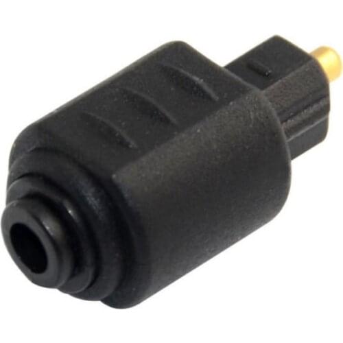 Optical 3.5mm Female Mini Jack Plug to Digital Toslink Male Audio Adapter