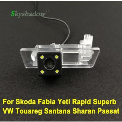 Car CCD Wireless Monitor Backup Rear View Camera For VW Passat Sagitar Gran Lavida Jetta Skoda Yeti Rapid Spaceback Superb