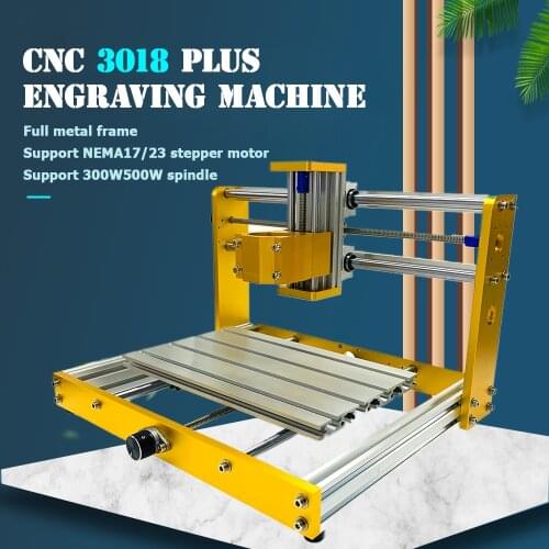 LY CNC 3018 Plus 52mm Diameter Spindle Holder Engraver Frame with Nema17 Stepper Motor 42HS48mm 3pcs or Without Stepping Motors