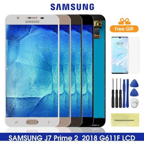 5.5'' G611 lcd For Samsung Galaxy J7 Prime 2 2018 LCD Display Touch Screen Digitizer Assembly For Samsung G611 G611FF/DS