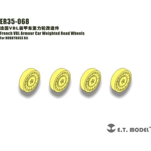 E.T.MODEL ER35-068 1/35 French VBL Armour Car Weighted Road Wheels For HOBBYBOSS Kit