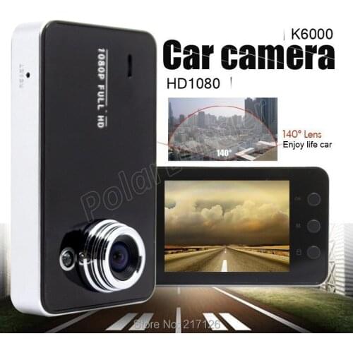 K6000 HD 2.4 inch Car DVR Driving Data Recorder Camcorder Vehicle Camera With 90 Degree Angle View